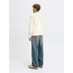 JACK & JONES JUNIOR Norrebro strik sweater - Sea Salt