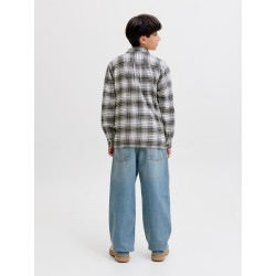 JACK & JONES JUNIOR Flannel overshirt - Rosin