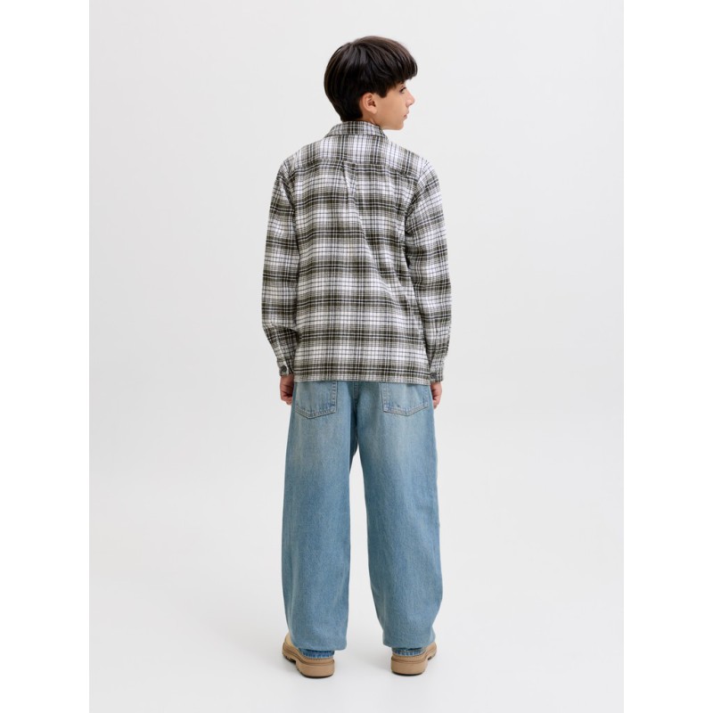 JACK & JONES JUNIOR Flannel overshirt - Rosin