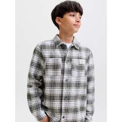 JACK & JONES JUNIOR Flannel overshirt - Rosin