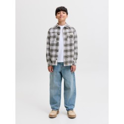 JACK & JONES JUNIOR Flannel overshirt - Rosin