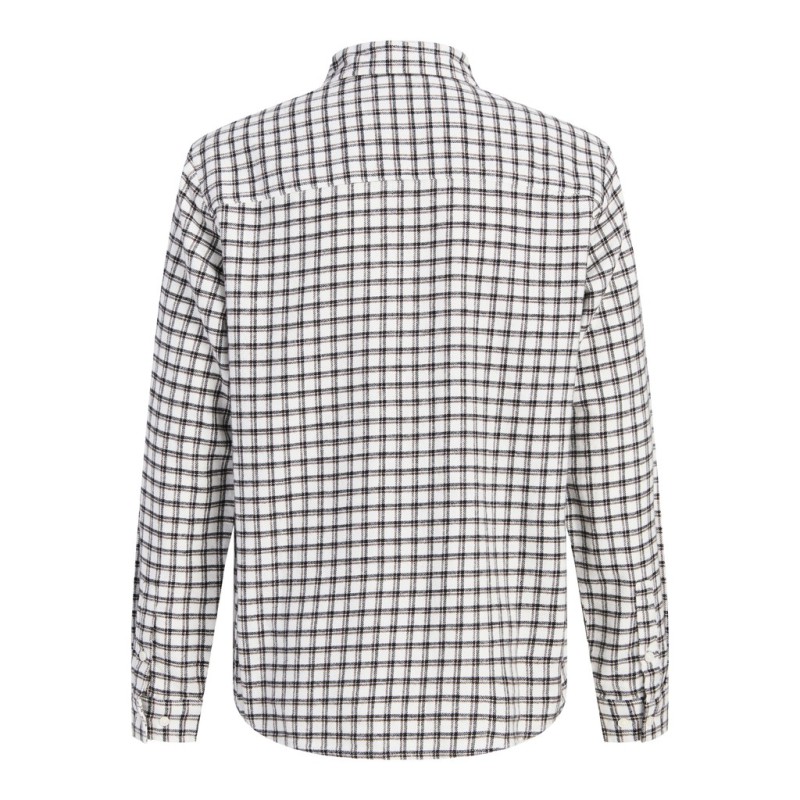 JACK & JONES JUNIOR Flannel langærmet skjorte - Antique White
