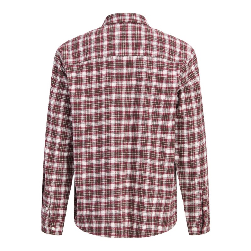 JACK & JONES JUNIOR Flannel langærmet skjorte - Chocolate Truffle