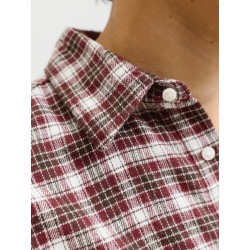 JACK & JONES JUNIOR Flannel langærmet skjorte - Chocolate Truffle