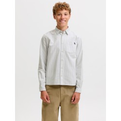 JACK & JONES JUNIOR Frederiksberg langærmet skjorte - Snow White