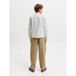 JACK & JONES JUNIOR Frederiksberg langærmet skjorte - Snow White