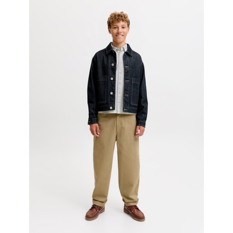 JACK & JONES JUNIOR Frederiksberg langærmet skjorte - Snow White