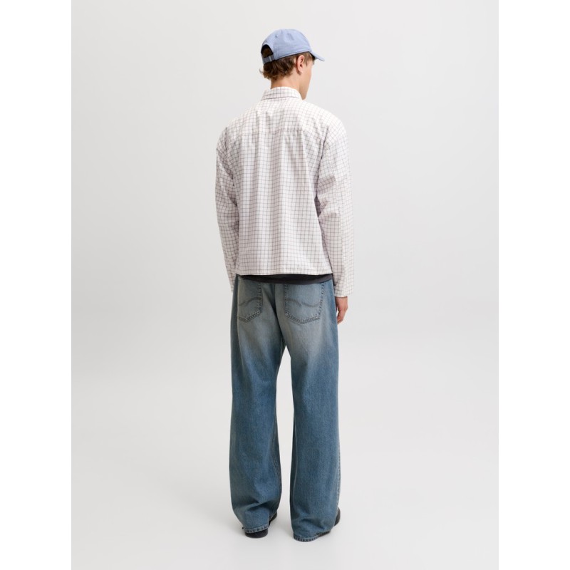 JACK & JONES Austin clean ternet langærmet skjorte - Snow White