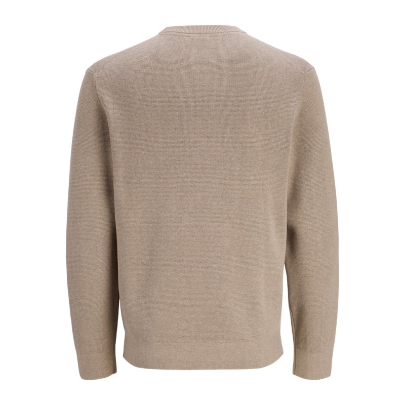 JACK & JONES Milano striktrøje - Greige