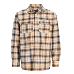 JACK & JONES Texas western langærmet skjorte - Navy Blazer