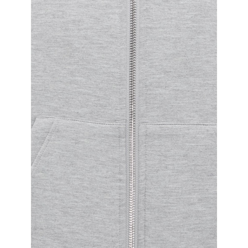 KIDS ONLY Sabrina langærmet scuba zip hoodie - Light Grey Melange