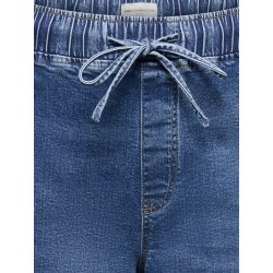 ONLY CARMAKOMA Ziva pull-up barrel denim jeans - Medium Blue Denim