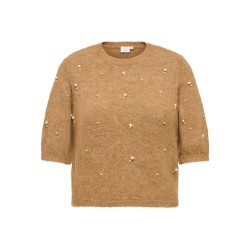 ONLY CARMAKOMA Dolly peal strikbluse - Foxtrot