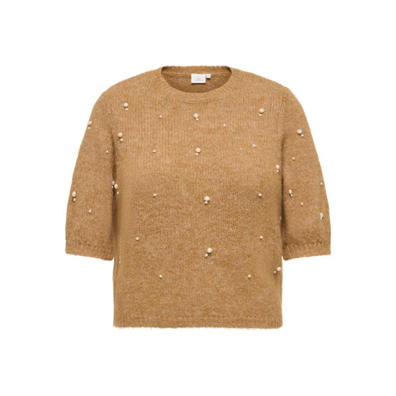 ONLY CARMAKOMA Dolly peal strikbluse - Foxtrot