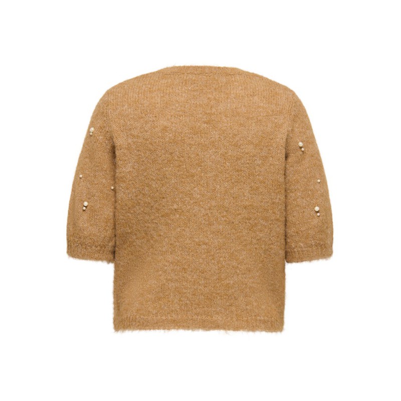ONLY CARMAKOMA Dolly peal strikbluse - Foxtrot