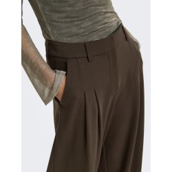ONLY Palino mid waist wide pleat bukser - Delicioso