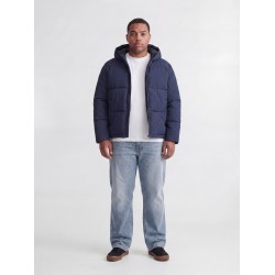 JACK & JONES PLUS Galaxy puffer jakke - Sky Captain