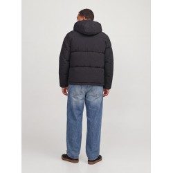 JACK & JONES PLUS Galaxy puffer jakke - Black