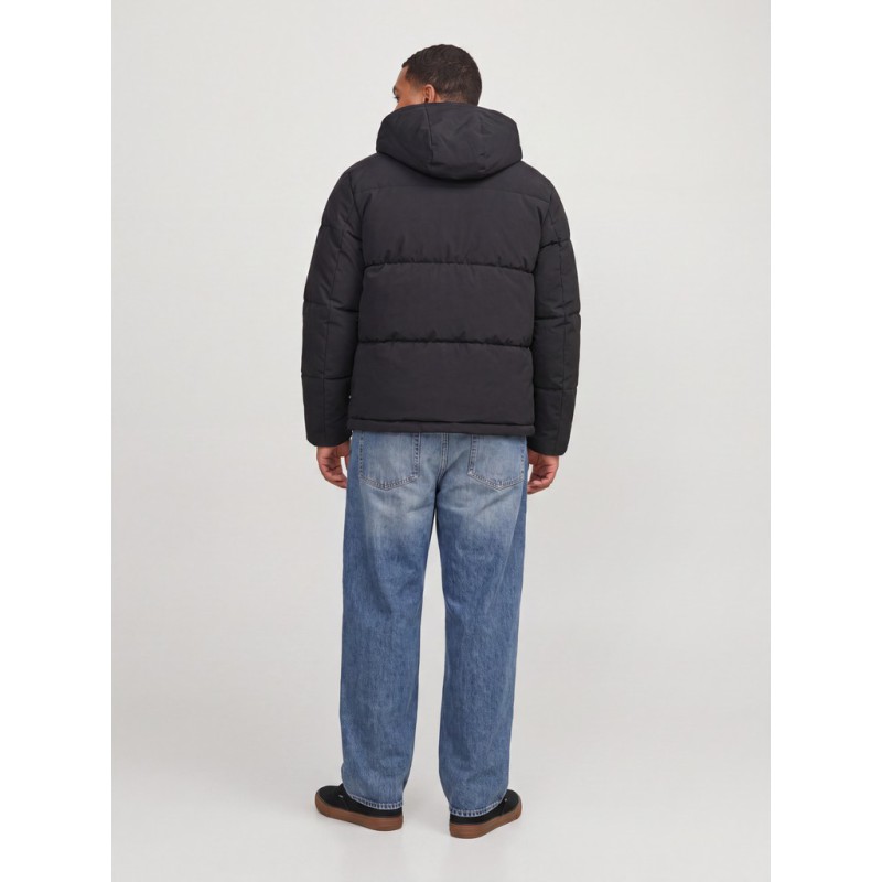 JACK & JONES PLUS Galaxy puffer jakke - Black