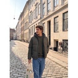 JACK & JONES Galaxy puffer jakke - Rosin
