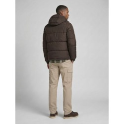 JJ Rebel logo puffer hood jakke - Delicioso
