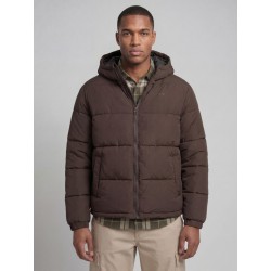 JJ Rebel logo puffer hood jakke - Delicioso