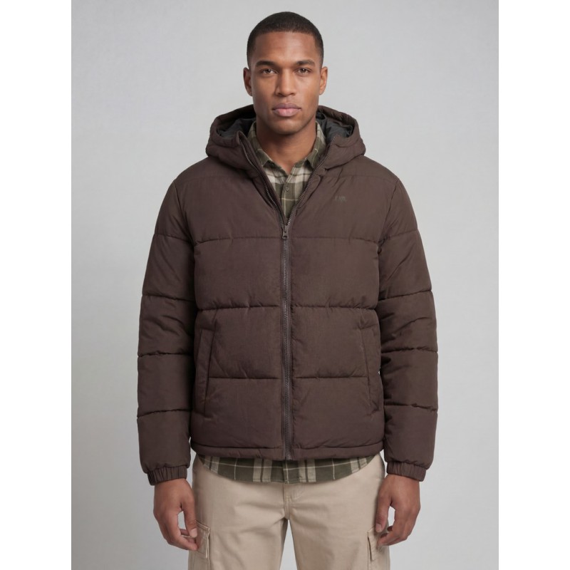 JJ Rebel logo puffer hood jakke - Delicioso