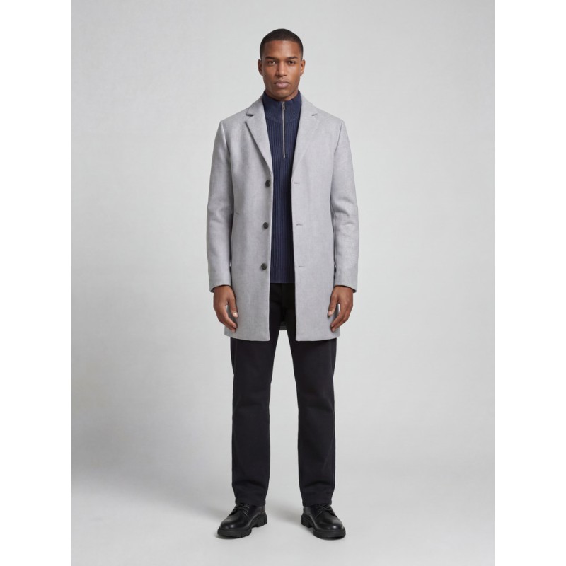 JJ Rebel maze frakke - Light Grey Melange