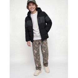 JACK & JONES JUNIOR Becks reflective puffer jakke - Black