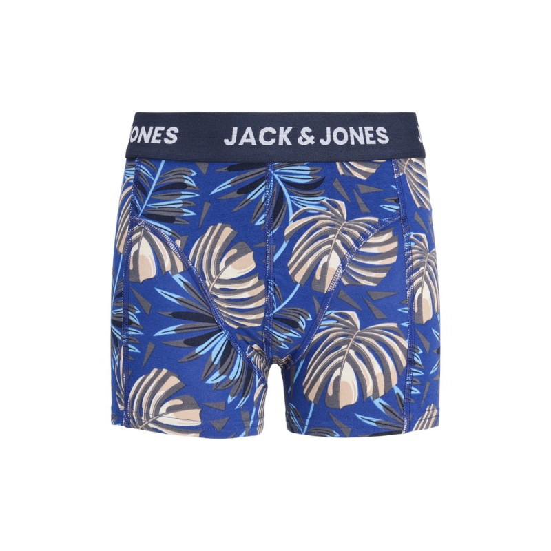 JACK & JONES JUNIOR Hendo leaves underbukser 3 pak - Vetiver