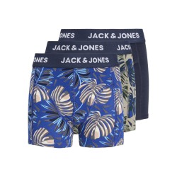 JACK & JONES JUNIOR Hendo leaves underbukser 3 pak - Vetiver