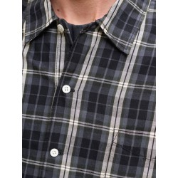 JACK & JONES Austin clean ternet langærmet skjorte - Black