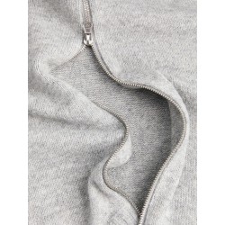 JACK & JONES Soho ollie high neck zip strikcardigan - Light Grey Melange