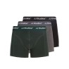 JACK & JONES JUNIOR Soho solid underbukser 3 pak - Black / Pack:DGM - Scarab