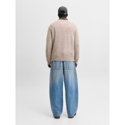 JACK & JONES Legacy jacquard striktrøje -  Pure Cashmere