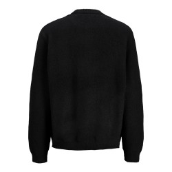 JACK & JONES Legacy jacquard striktrøje - Black