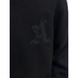 JACK & JONES Legacy jacquard striktrøje - Black