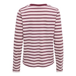 JDY Pisa langærmet print bluse - Chalk Pink