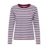JDY Pisa langærmet print bluse - Cashmere Blue