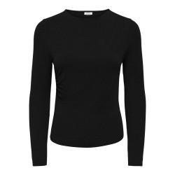 JDY Jules langærmet bluse - Black
