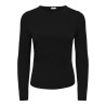 JDY Jules langærmet bluse - Black