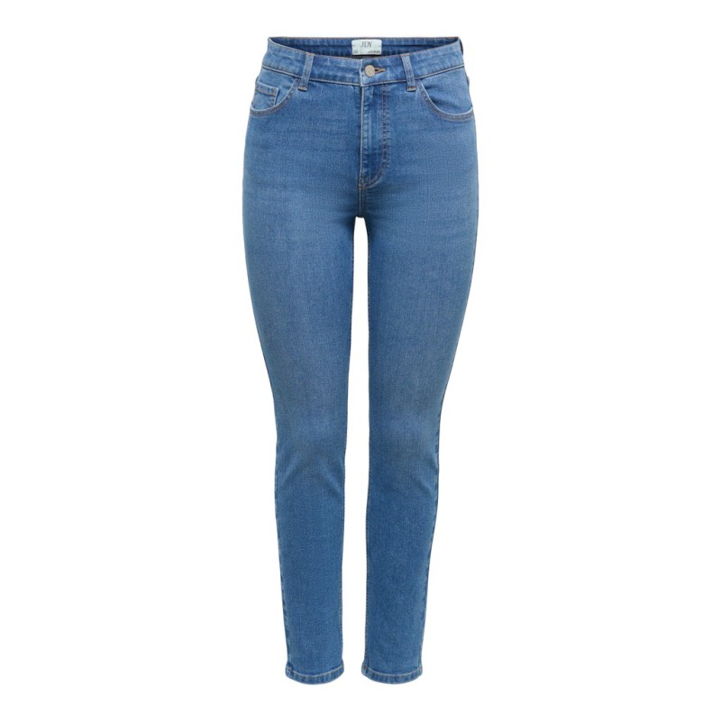JDY Frida high waist skinny denim jeans - Medium Blue Denim