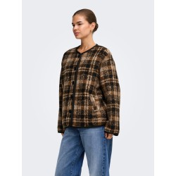 ONLY Anni boucle jakke - Toasted Coconut