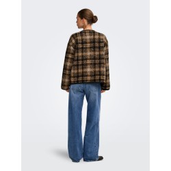 ONLY Anni boucle jakke - Toasted Coconut