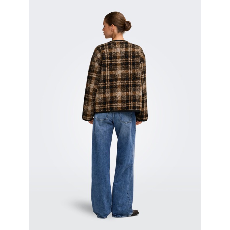 ONLY Anni boucle jakke - Toasted Coconut