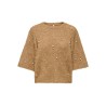 ONLY Dolly pearl strikbluse - Foxtrot / White Pearl