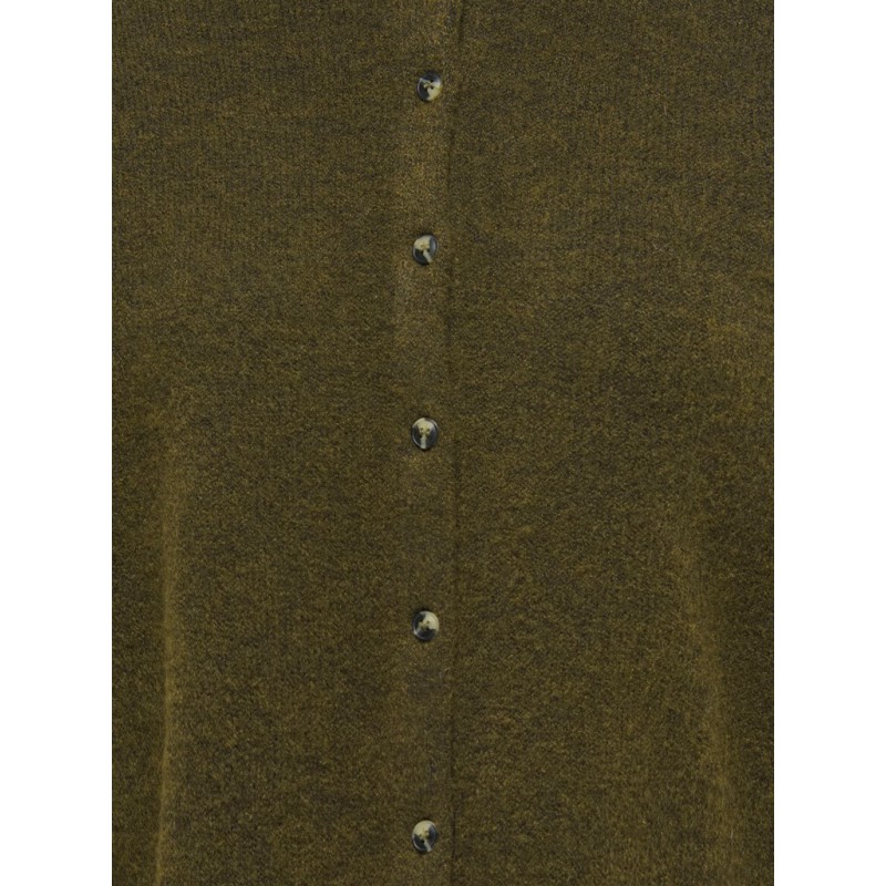 ONLY Alivia langærmet polo strikcardigan - Beech