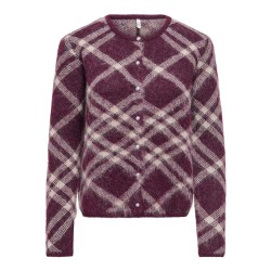 ONLY Noeme langærmet strikcardigan - Fig