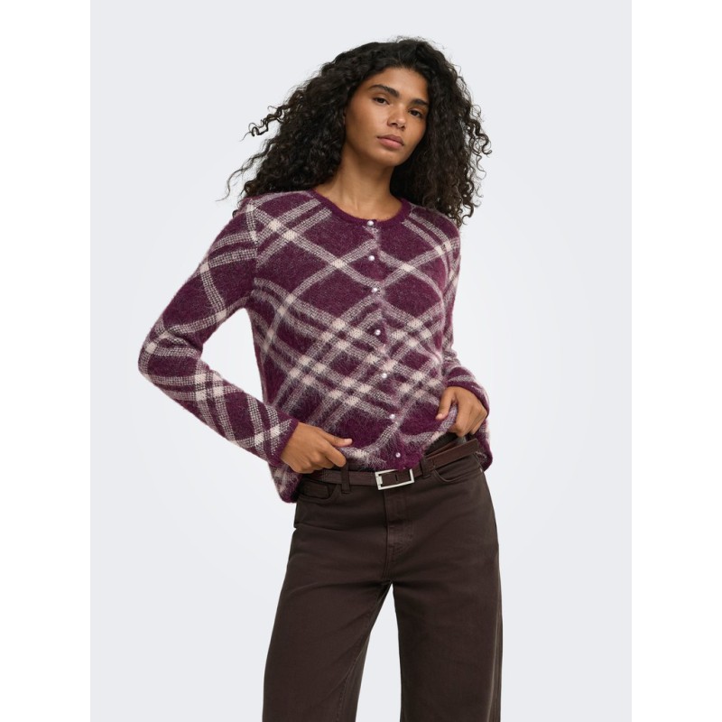 ONLY Noeme langærmet strikcardigan - Fig