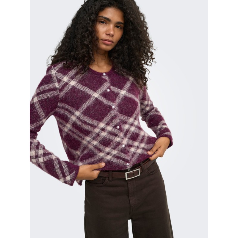 ONLY Noeme langærmet strikcardigan - Fig
